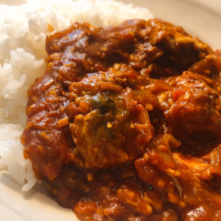 サバ缶トマトカレー〈簡単！煮込まずおいしい！〉